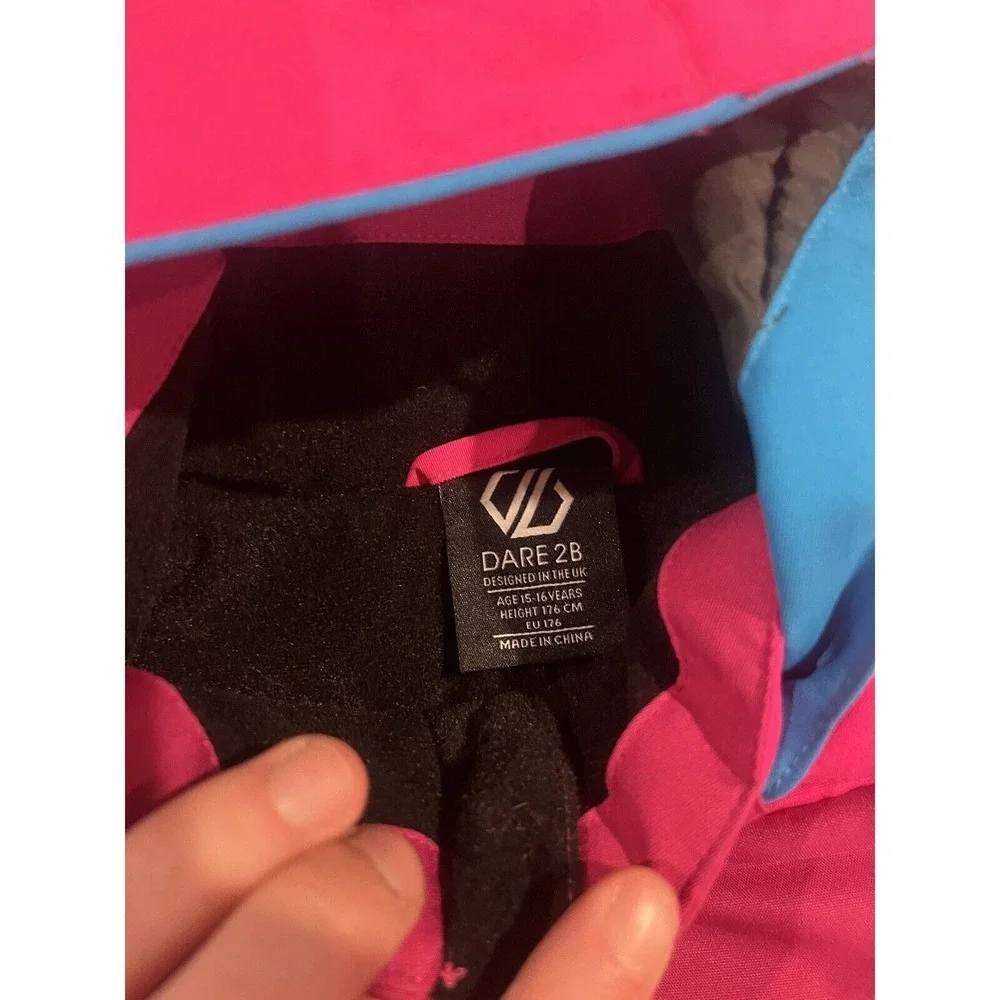 Dare2b Ared VO2 Stretch 20000 Ski Jacket Pink Size 15/16 Years Old Winter‎